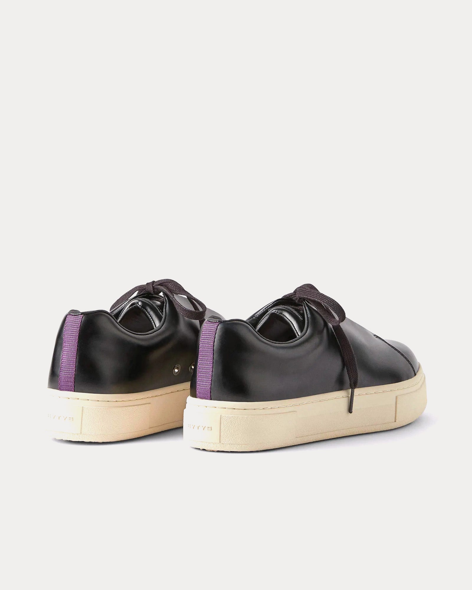 Eytys - Doja Leather Black Low Top Sneakers