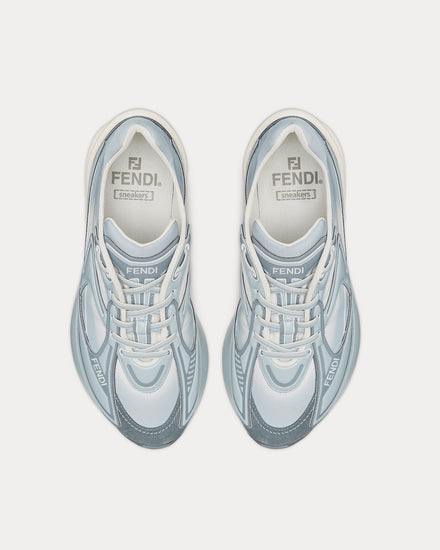 Fendi First 1 Nylon Blue Low Top Sneakers - 2