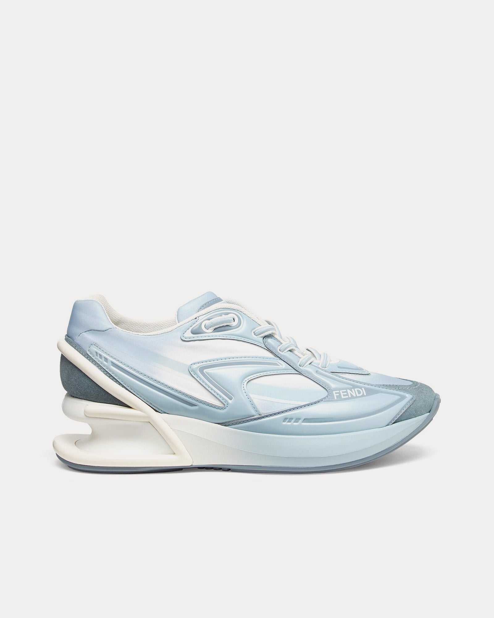 Fendi - First 1 Nylon Blue Low Top Sneakers