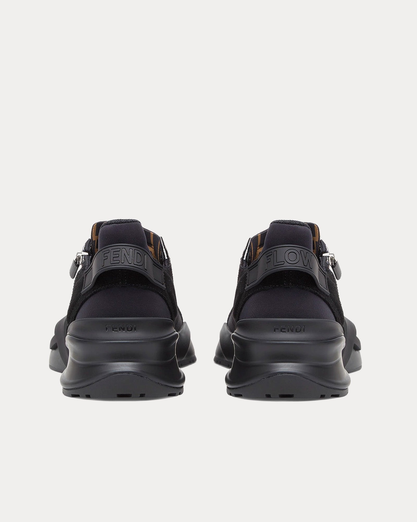 Fendi by Marc Jacobs - Flow Nylon Black Low Top Sneakers