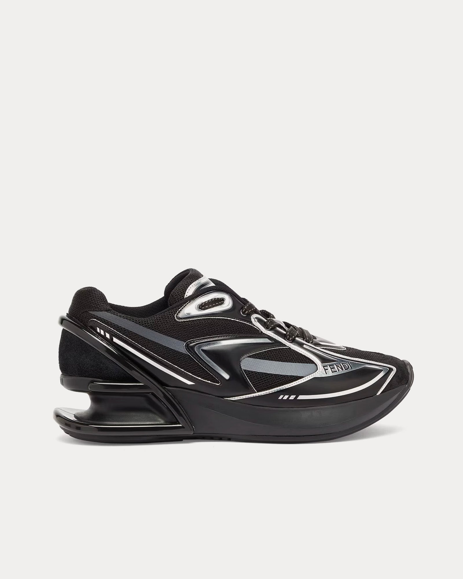 Fendi Women's First 1 Fabric Black Low Top Sneakers