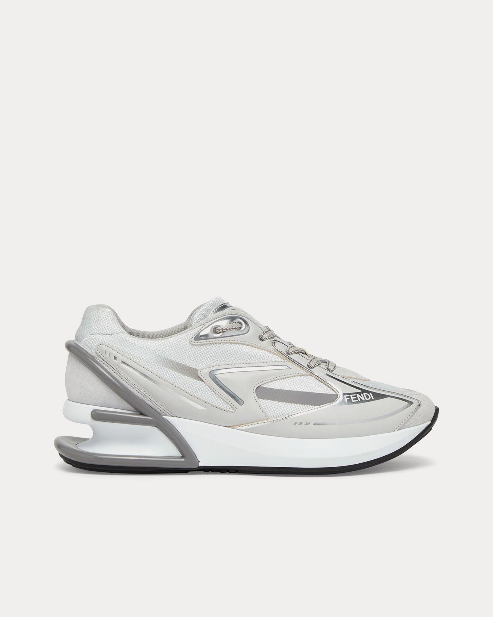 Fendi Women's First 1 Fabric Grey Low Top Sneakers