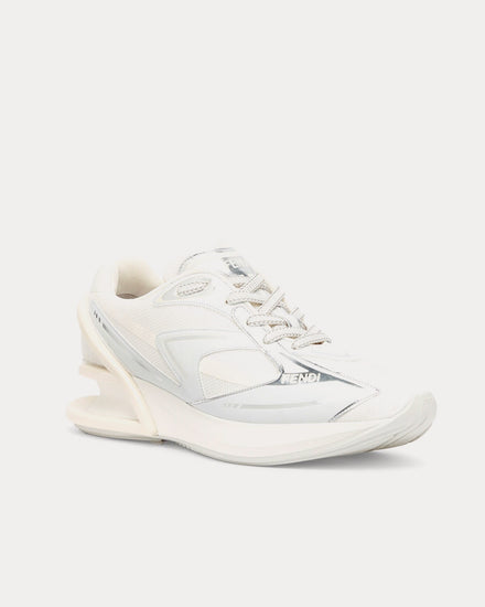 Fendi First 1 Fabric White Low Top Sneakers - 3