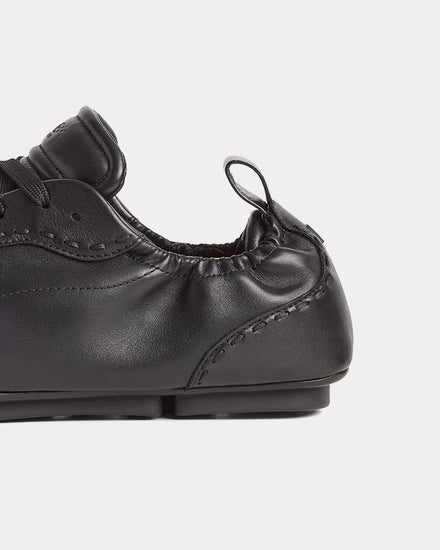 Fendi Fit Leather Black Low Top Sneakers - 5