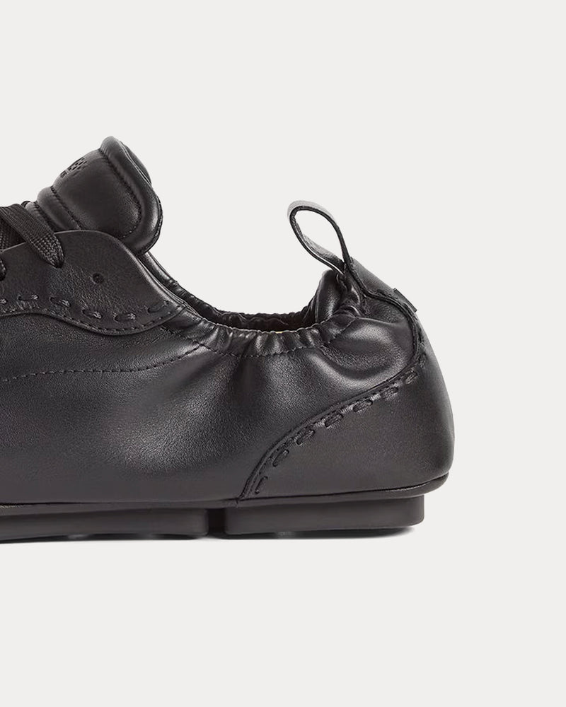 Fendi Fit Leather Black Low Top Sneakers - 5