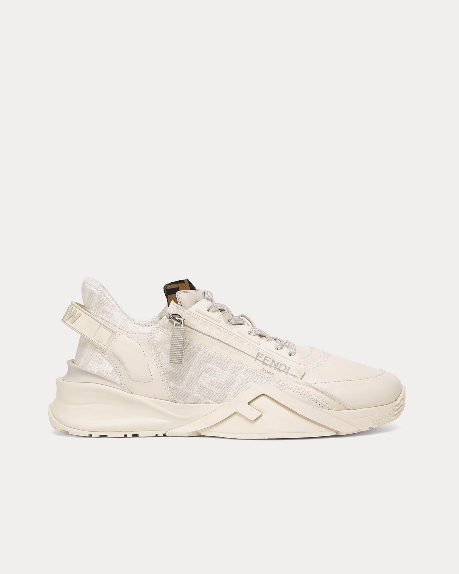 Fendi by Marc Jacobs - Flow Leather White Low Top Sneakers