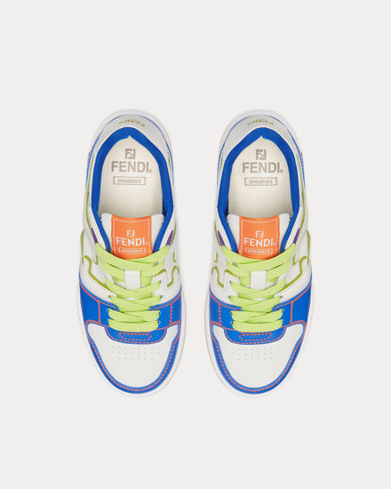 Fendi Match Leather Multi Low Top Sneakers - 2