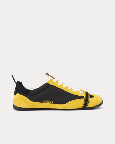 Fendi Wrap Yellow Low Top Sneakers