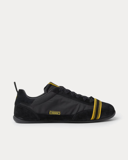 Fendi Wrap Black Low Top Sneakers - 1
