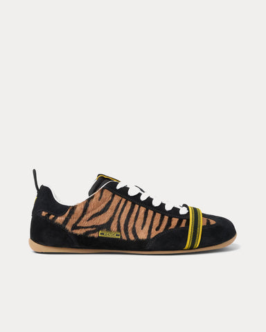 Fendi Wrap Brown / Black Low Top Sneakers