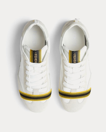 Fendi Wrap White Low Top Sneakers - 2