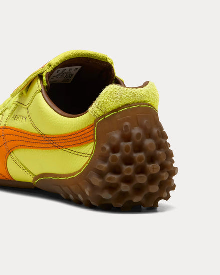 Puma x Fenty Avanti LS Stitched Lime Sheen / Pumpkin Pie Low Top Sneakers - 4