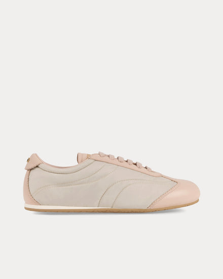 Ferragamo Ballet Pink / Cream Low Top Sneakers - 1