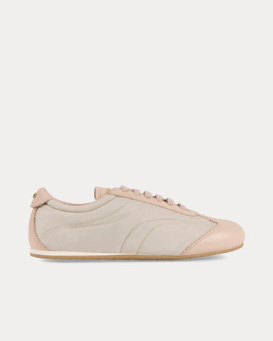 Ferragamo Ballet Pink / Cream Low Top Sneakers