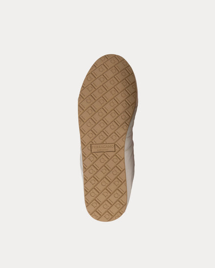 Ferragamo Ballet Pink / Cream Low Top Sneakers - 4