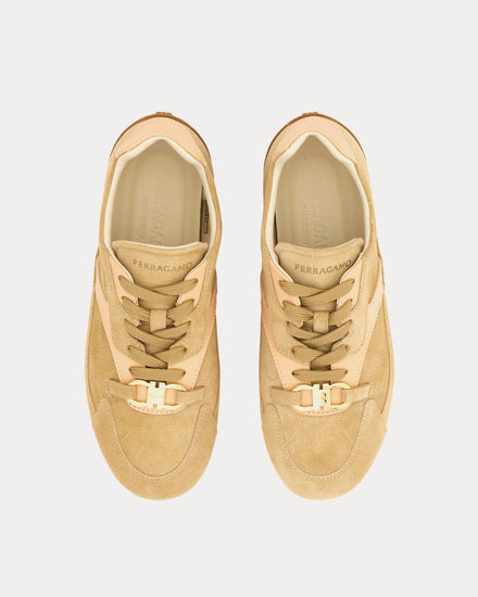 Ferragamo Gancini Ornament Desert Low Top Sneakers - 2