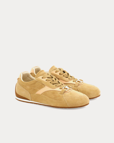 Ferragamo Gancini Ornament Desert Low Top Sneakers - 3