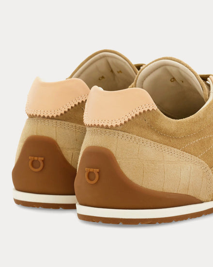 Ferragamo Gancini Ornament Desert Low Top Sneakers - 5
