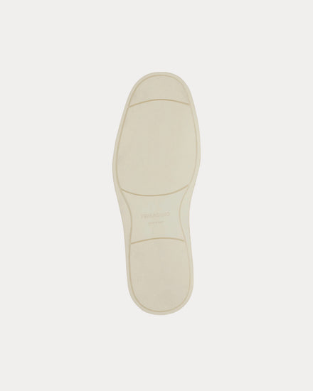 Ferragamo Derby Suede Rainy Grey Slip On Sneakers - 4