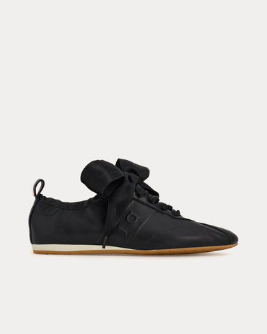 Ferragamo Hybrid Black Low Top Sneakers
