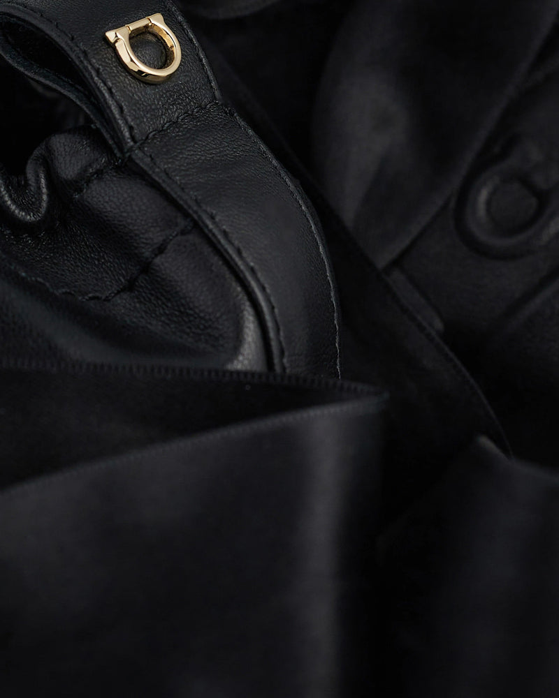 Ferragamo Hybrid Black Low Top Sneakers - 4