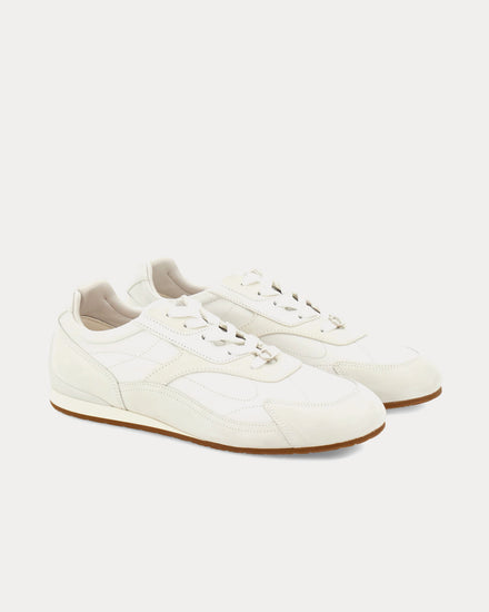 Ferragamo Sebastien White Low Top Sneakers - 3