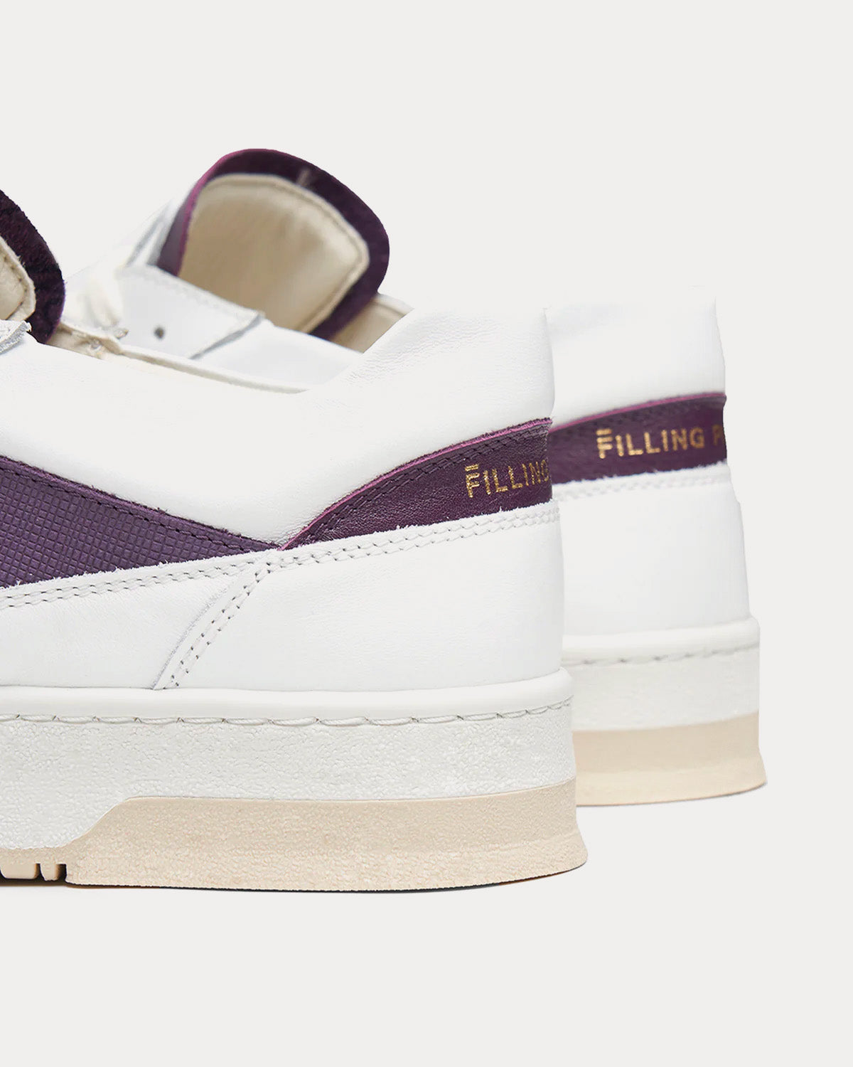 Filling Pieces - Ace Spin Purple / White Low Top Sneakers