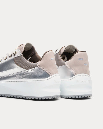 Filling Pieces Avenue Cup Silver Low Top Sneakers - 2
