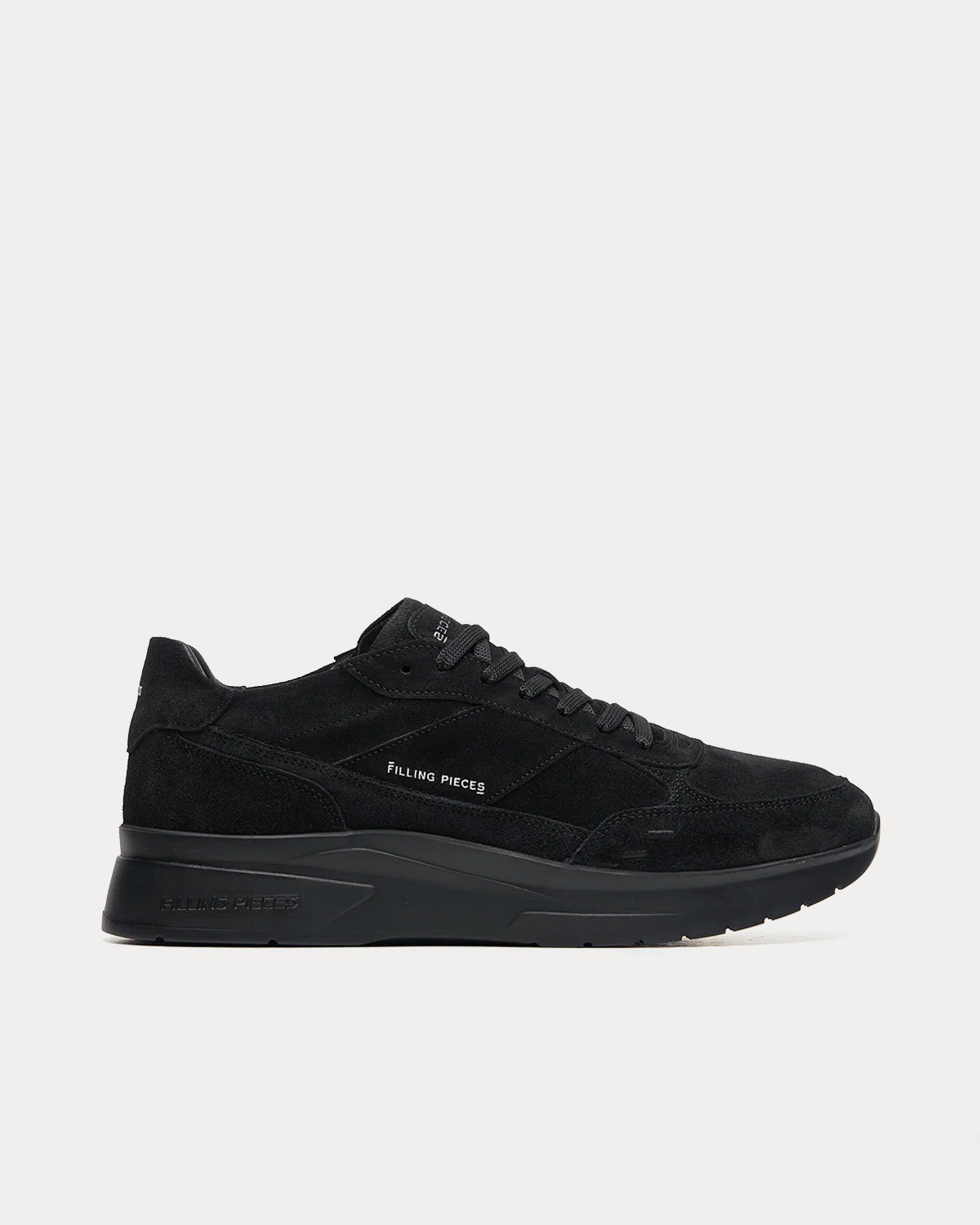 Filling Pieces - Jet Runner All Black Low Top Sneakers