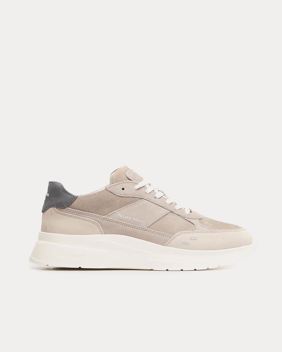 Filling Pieces - Jet Runner Taupe Low Top Sneakers