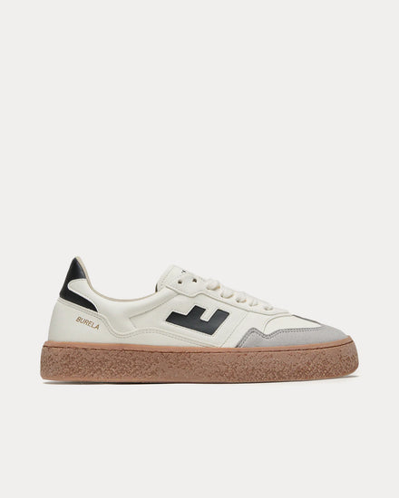 Flamingos' Life Burela Bold White / Black Low Top Sneakers - 1