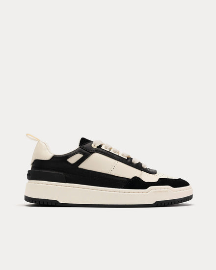 Foot Industry 90's The Plateau Off-White / Black Low Top Sneakers - 1