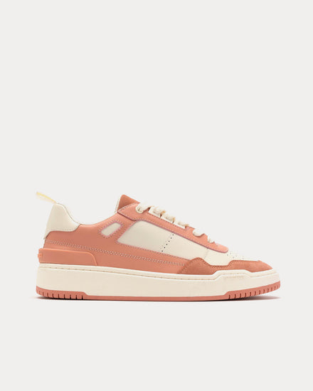 Foot Industry 90's The Plateau Off-White / Pink Low Top Sneakers - 1