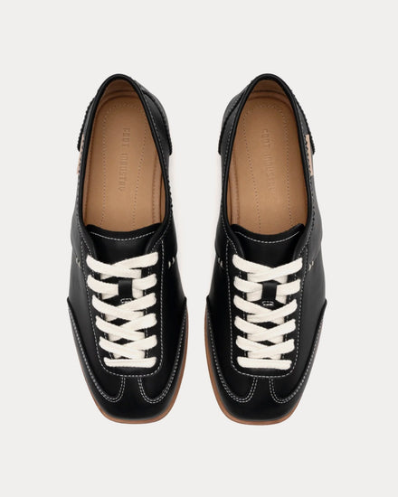 dress sneakers : black tan product info and reviews Dark Brown Dress Sneaker in Black Soles
