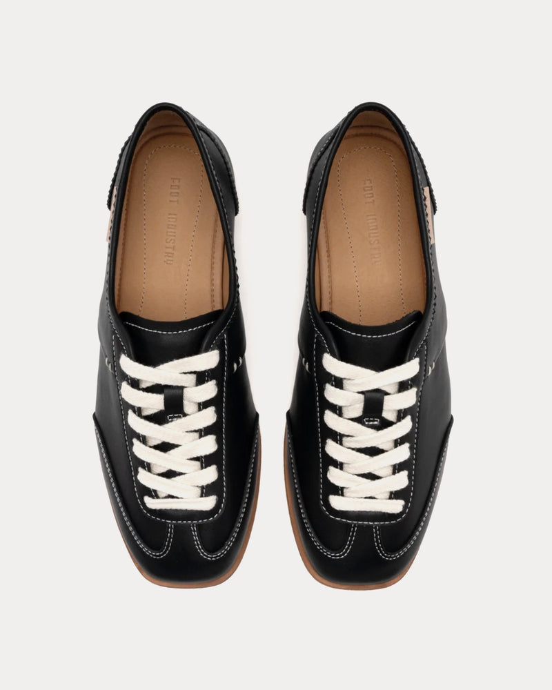 Foot Industry Unisex Daily Dress Gat Black Low Top Sneakers