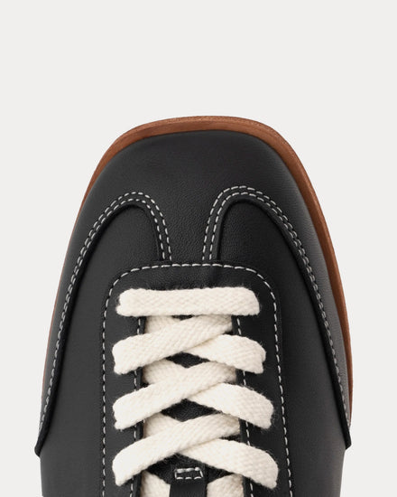 Foot Industry Daily Dress Gat Black Low Top Sneakers - 5