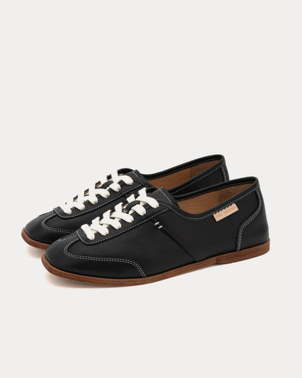 Foot Industry Daily Dress Gat Black Low Top Sneakers - 3