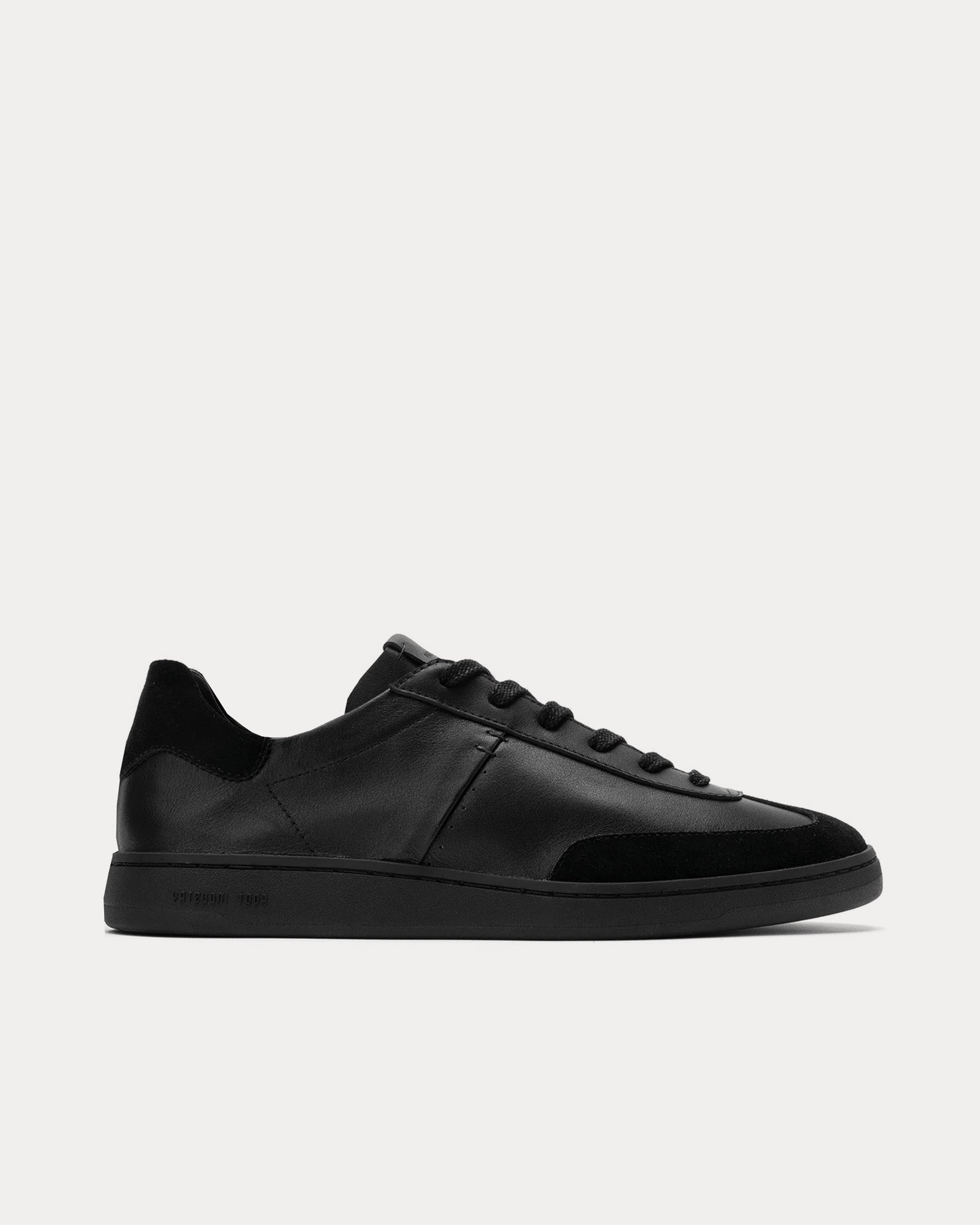 Foot Industry - GAT OP Leather Black Low Top Sneakers