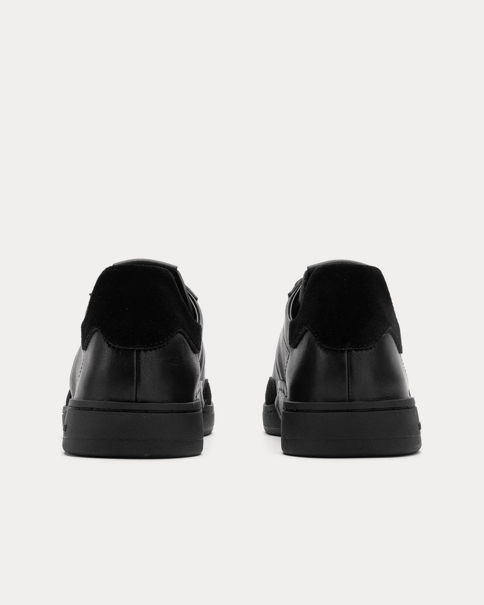 Foot Industry - GAT OP Leather Black Low Top Sneakers