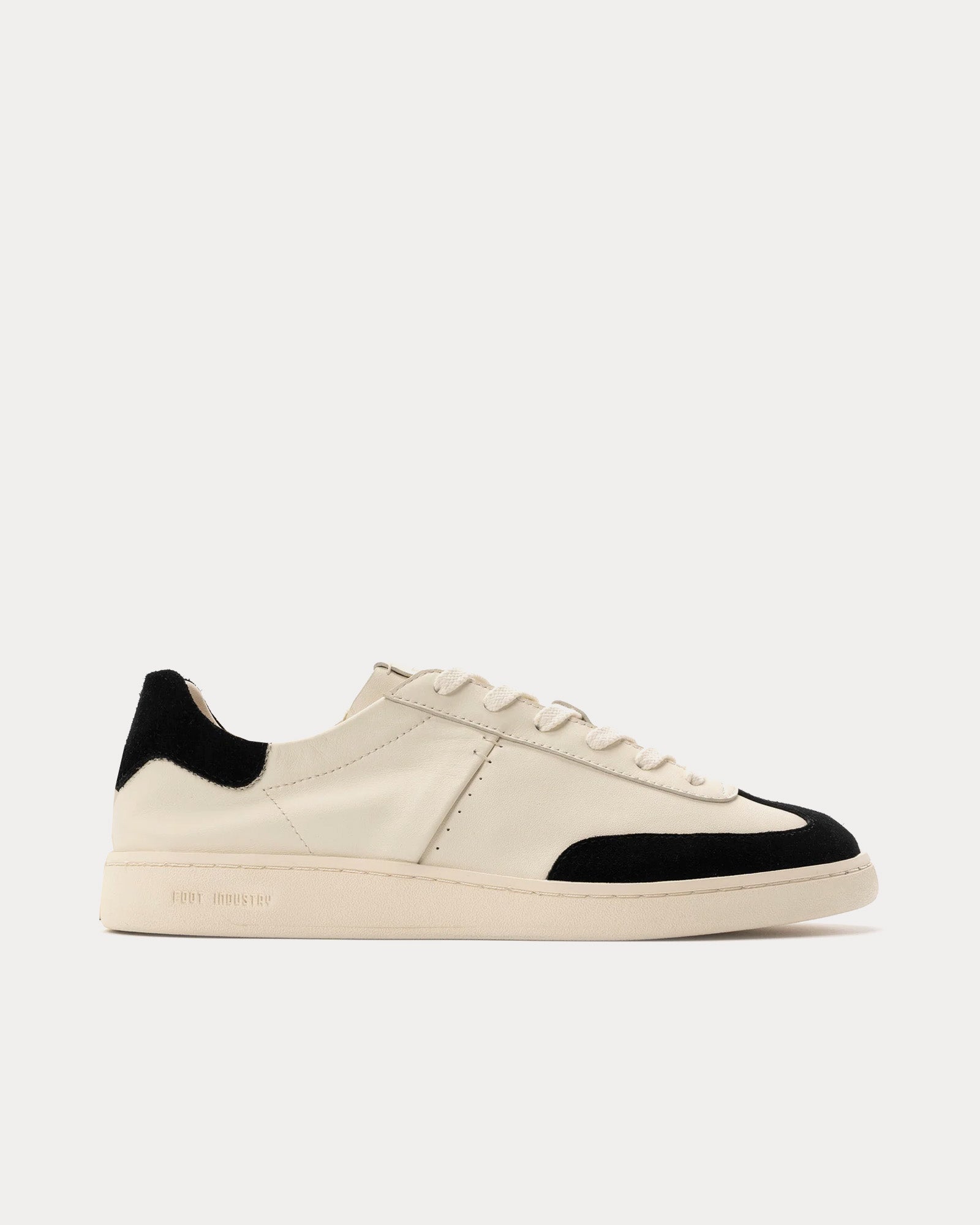 Foot Industry - GAT OP Leather White / Anthracite Low Top Sneakers