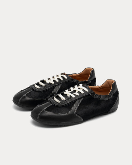 Foot Industry Soft Glow GAT Black Low Top Sneakers - 3