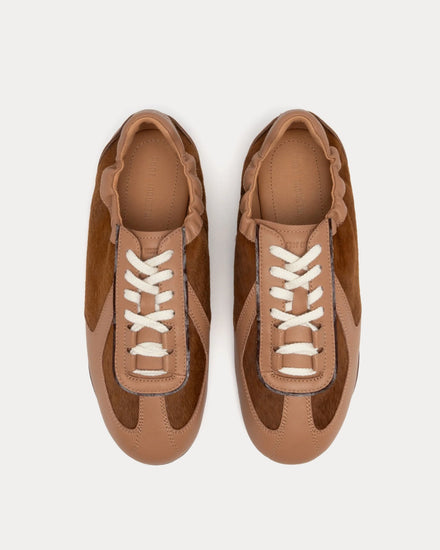 Foot Industry Soft Glow GAT Cocoa Brown Low Top Sneakers - 2