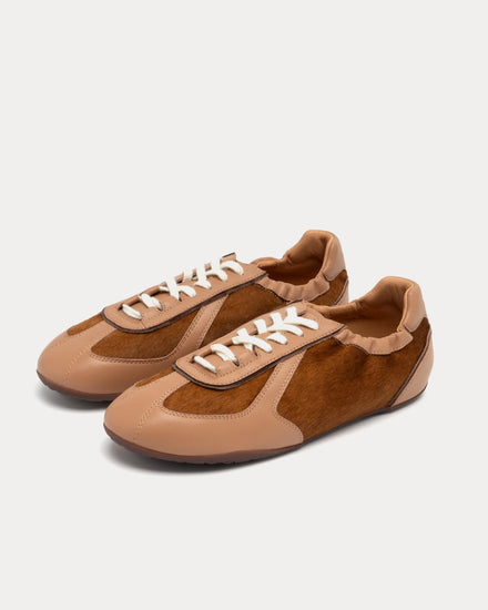 Foot Industry Soft Glow GAT Cocoa Brown Low Top Sneakers - 3