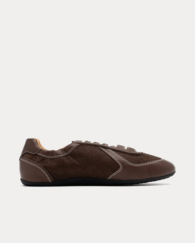 Foot Industry Soft Glow GAT Dark Brown Low Top Sneakers