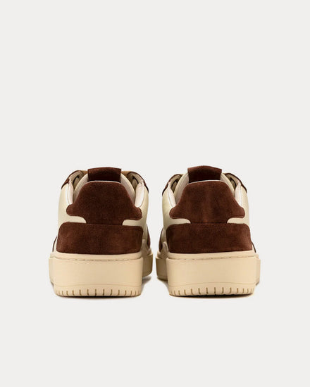 Foot Industry Urban Basketball Beige / Brown Low Top Sneakers - 3