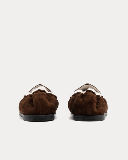 Foot Industry Fluffy Loafer Demitasse Slip Ons - 4