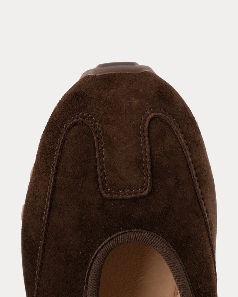 Foot Industry Fluffy Mary Jane Runner Demitasse Slip On Sneakers - 5