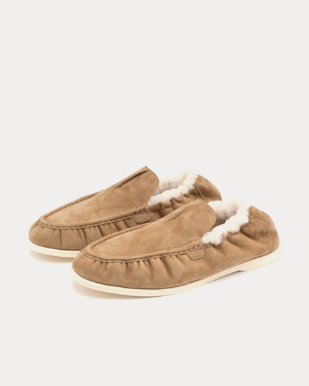 Foot Industry Fluffy Loafer Sand Slip Ons - 3