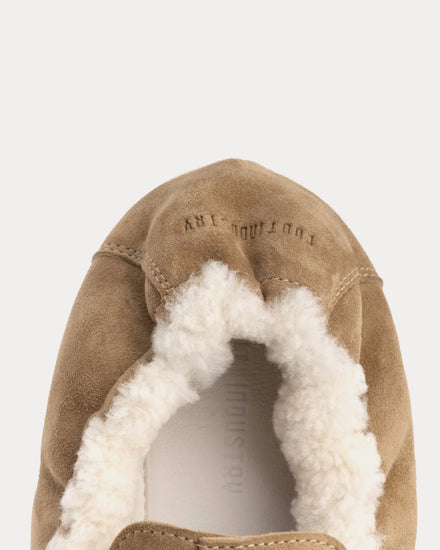 Foot Industry Fluffy Loafer Sand Slip Ons - 5