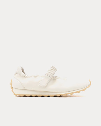 Foot Industry Tabi Mary Jane Antique White Slip Ons